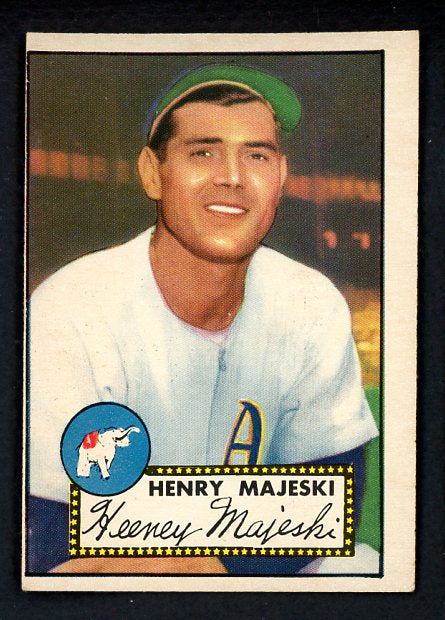 1952 Topps Baseball #112 Hank Majeski A's VG 489356
