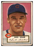 1952 Topps Baseball #113 Dick Sisler Reds Good 489357