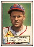 1952 Topps Baseball #115 George Munger Cardinals VG-EX 489359