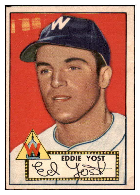 1952 Topps Baseball #123 Eddie Yost Senators GD-VG 489367