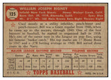1952 Topps Baseball #125 Bill Rigney Giants VG-EX 489369