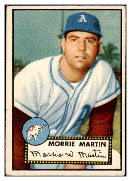 1952 Topps Baseball #131 Morrie Martin A's VG-EX 489374