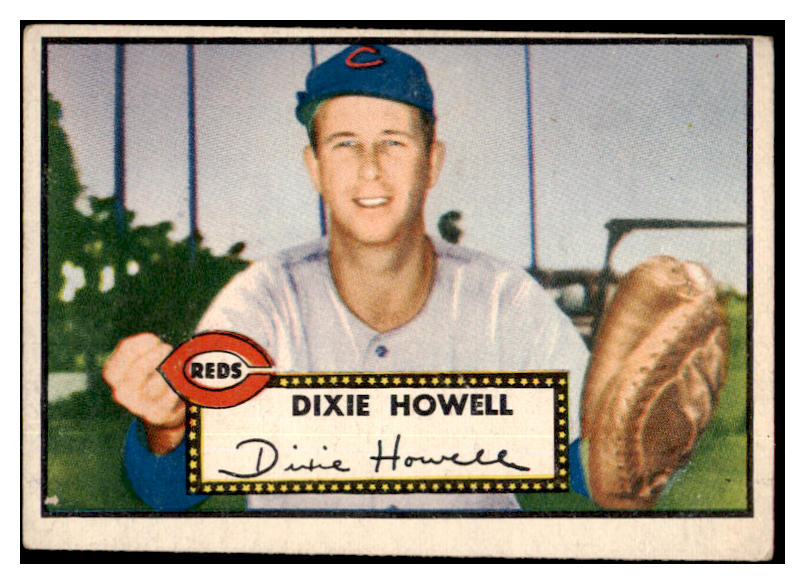 1952 Topps Baseball #135 Dixie Howell Reds VG 489378