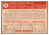 1952 Topps Baseball #141 Clint Hartung Giants GD-VG 489384