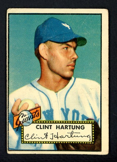 1952 Topps Baseball #141 Clint Hartung Giants GD-VG 489384