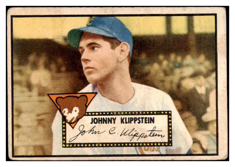 1952 Topps Baseball #148 Johnny Klippstein Cubs GD-VG 489394