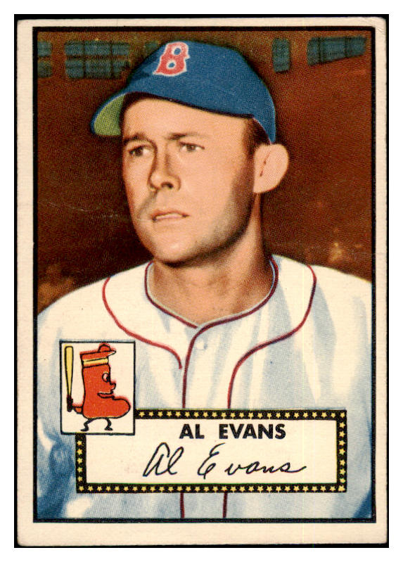 1952 Topps Baseball #152 Al Evans Red Sox VG-EX 489396