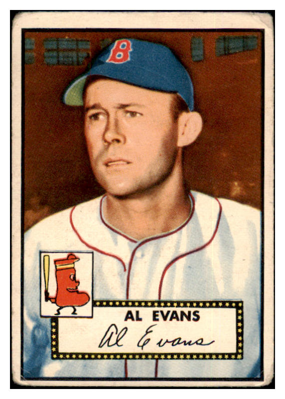 1952 Topps Baseball #152 Al Evans Red Sox VG 489397