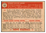 1952 Topps Baseball #157 Bob Usher Cubs VG-EX 489402