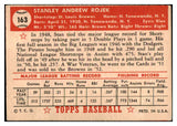 1952 Topps Baseball #163 Stan Rojek Browns VG-EX 489407