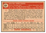 1952 Topps Baseball #164 Walt Dubiel Cubs VG-EX 489408