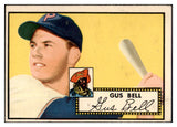 1952 Topps Baseball #170 Gus Bell Pirates VG-EX 489413