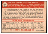 1952 Topps Baseball #171 Ed Erautt Reds VG-EX 489414