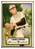 1952 Topps Baseball #174 Clarence Marshall Browns VG 489418