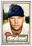 1952 Topps Baseball #176 Hank Edwards Reds EX+/EX-MT 489420