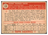 1952 Topps Baseball #179 Frank Smith Reds GD-VG 489423