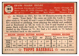 1952 Topps Baseball #183 Erv Dusak Pirates VG-EX 489426