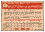 1952 Topps Baseball #184 Bob Ramazzotti Cubs VG-EX 489427