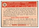 1952 Topps Baseball #188 Bud Podbielan Dodgers VG-EX 489431