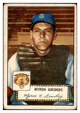 1952 Topps Baseball #192 Joe Ginsberg Tigers Good 489434