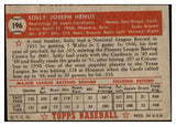 1952 Topps Baseball #196 Solly Hemus Cardinals VG-EX 489435