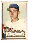 1952 Topps Baseball #199 George Zuverink Indians GD-VG 489436