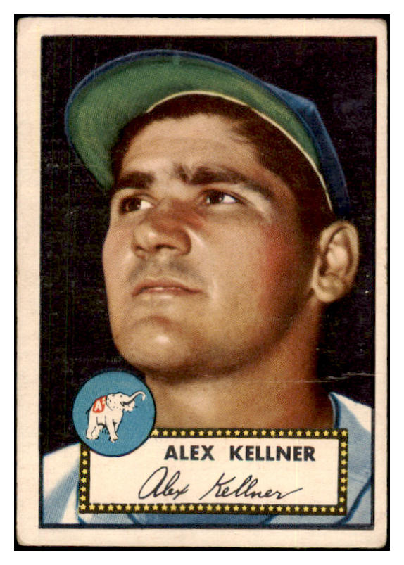 1952 Topps Baseball #201 Alex Kellner A's Good 489439