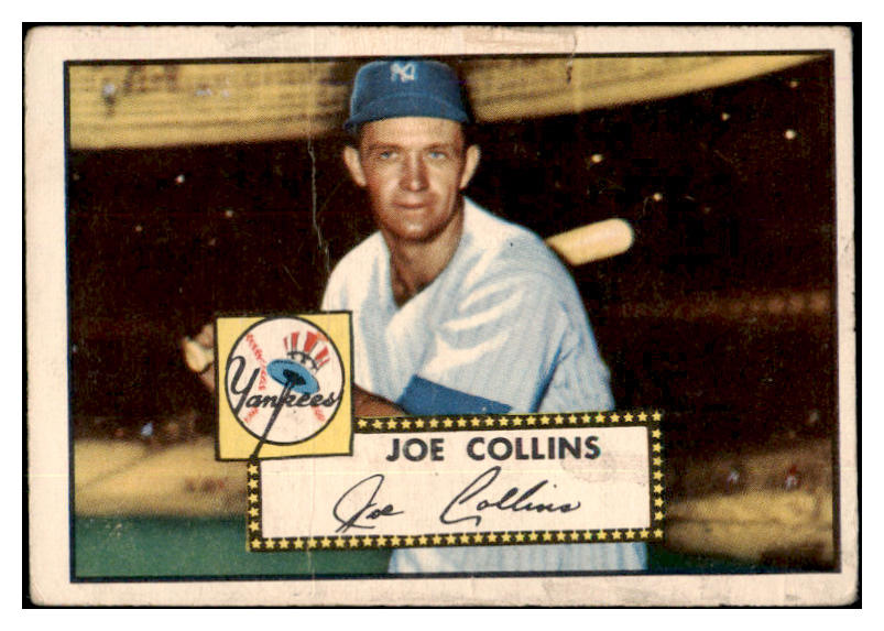 1952 Topps Baseball #202 Joe Collins Yankees GD-VG 489440