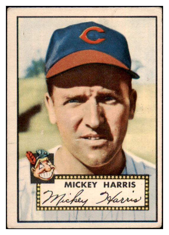 1952 Topps Baseball #207 Mickey Harris Indians VG 489446
