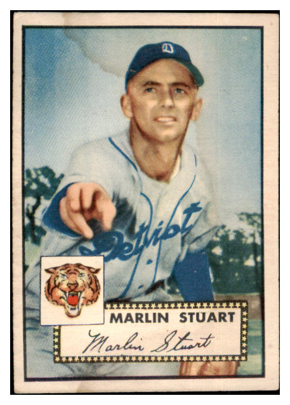 1952 Topps Baseball #208 Marlin Stuart Tigers GD-VG 489447