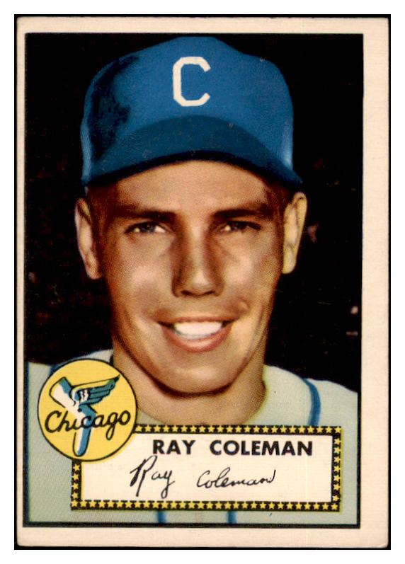 1952 Topps Baseball #211 Ray Coleman White Sox VG-EX 489450