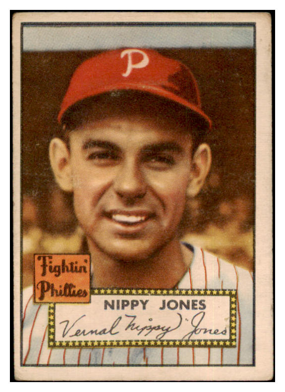 1952 Topps Baseball #213 Nippy Jones Phillies GD-VG 489452