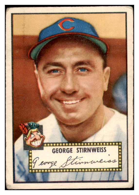 1952 Topps Baseball #217 Snuffy Stirnweiss Indians GD-VG 489454