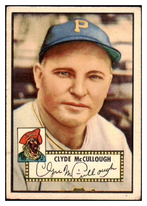 1952 Topps Baseball #218 Clyde Mccullough Pirates GD-VG 489456