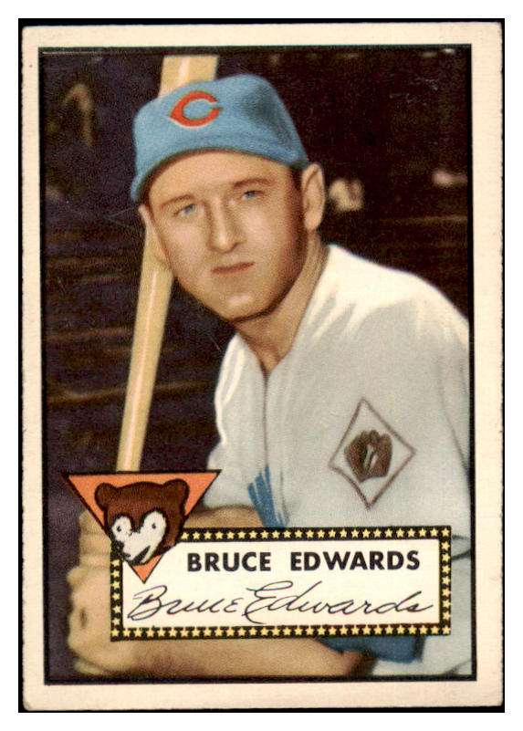 1952 Topps Baseball #224 Bruce Edwards Cubs VG-EX 489462