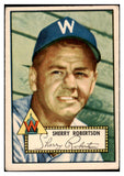 1952 Topps Baseball #245 Sherry Robertson Senators VG 489479