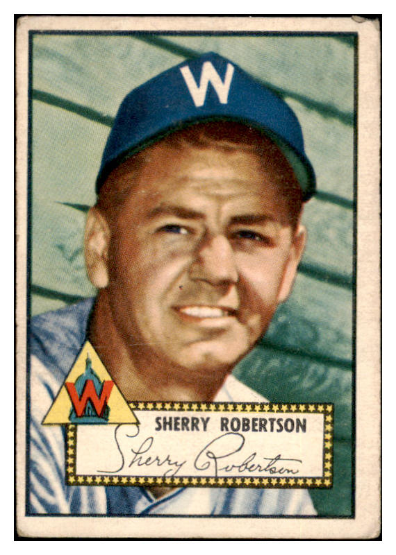 1952 Topps Baseball #245 Sherry Robertson Senators VG 489480