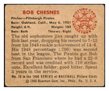 1950 Bowman Baseball #070 Bob Chesnes Pirates VG-EX 489529