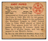 1950 Bowman Baseball #060 Andy Pafko Cubs VG-EX 489537