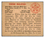 1950 Bowman Baseball #092 Hank Majeski White Sox VG-EX 489546