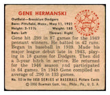 1950 Bowman Baseball #113 Gene Hermanski Dodgers VG-EX 489550