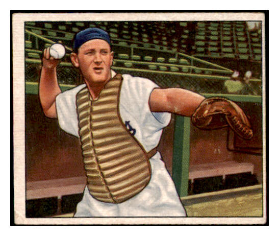 1950 Bowman Baseball #165 Bruce Edwards Dodgers VG-EX 489563