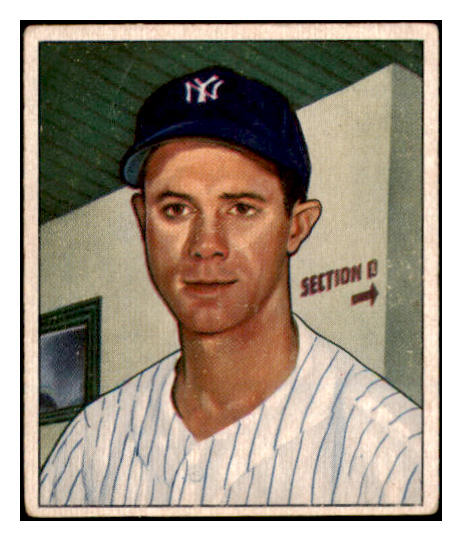 1950 Bowman Baseball #154 Gus Niarhos Yankees VG-EX 489565
