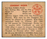 1950 Bowman Baseball #122 Johnny Hopp Pirates VG-EX 489585