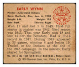 1950 Bowman Baseball #148 Early Wynn Indians VG 489594