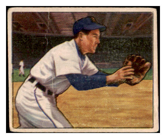 1950 Bowman Baseball #240 Eddie Lake Tigers VG-EX No Copyright 489604