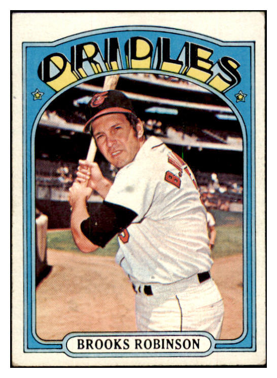 1972 Topps Baseball #550 Brooks Robinson Orioles EX 489621