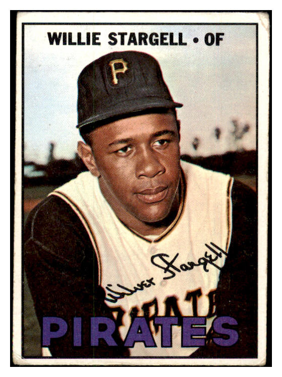 1967 Topps Baseball #140 Willie Stargell Pirates VG 489632