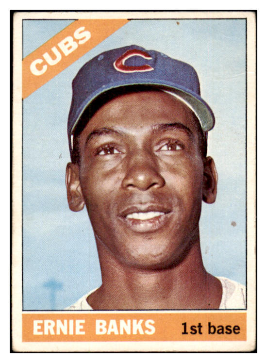 1966 Topps Baseball #110 Ernie Banks Cubs VG 489637