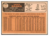 1966 Topps Baseball #110 Ernie Banks Cubs VG 489637